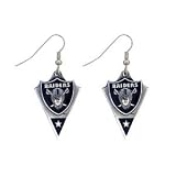 Oakland Raiders NFL Cast Arrow Dangle Earrings