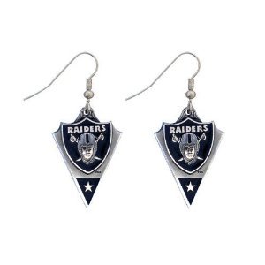 Oakland Raiders NFL Cast Arrow Dangle Earrings