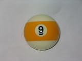 Pool Ball Shifter Knob Yellow Stripe #9