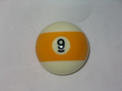 Pool Ball Shifter Knob Yellow Stripe #9