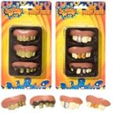 FUNNY TEETH 3 Party Favors Pirates Costume Halloween- DESIGNS MAYVARY SLIGHTLY