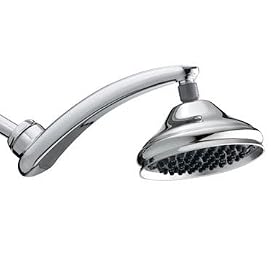 Waterpik RPB 173 RainFall 6-Inch Showerhead with Adjustable Arm, Chrome