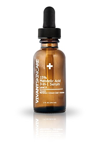 Vivant Skin Care 15% Mandelic Acid 3-in-1 Serum, 1 Ounce