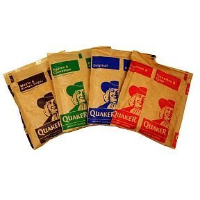 Quaker instant oatmeal, flavor multi 52-pack, maple brown sugar, apple cinnamon, cinn spice, original 71oz Box