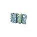Casabella Casacolor Grip Side Faucet Sponges - Printed Scrubby (3 Pack)