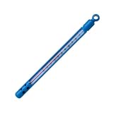 H-B Instrument 5/3120 Durac Plus Window Plastic Case Total Immersion Pocket Thermometer, with Blue Organic Fill and White Back Glass, -30 to 120°F, 160mm Length, 2°F Accuracy
