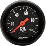 Autometer (2604) Z Series Oil Pressure Gauges - 0-100 PSI - Mechanical