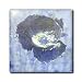 Deep Blue Poppy Art- Flowers- Nature - 8 Inch Ceramic Tile