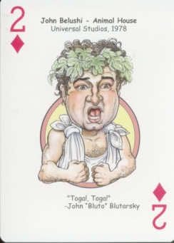 JOHN BELUSHI - Oddball ANIMAL HOUSE Movie Playing Card