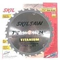 Skilsaw Blade Titanium 7-1/4" 24tpi