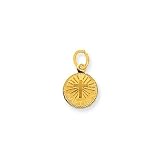 14 Karat Gold Small Baptism Charm