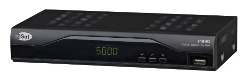 Sky Vision mySat 415 HD HDTV Satellitenreceiver mit numerischen Display, HDMI, Scart und Unicable Funktion anthrazit