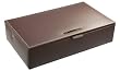 Dulwich Designs- Scatola per 10 orologi, pelle, colore: Marrone