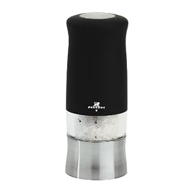 Peugeot - 22570 - Zephir - Moulin � sel - Noir - toucher soft - 14 cm