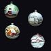 WINTER SCENE GLASS BALL - 4.72
