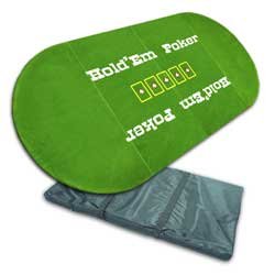 Three fold Texas Hold'em Poker Tabletop - Casino Supplies > Tables > Home & Tournament Use