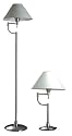 2pc Contemporary Swing Arm Table & Floor Lamp Set