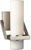 27th Street Contemporary Satin Nickel Outdoor Wall Fixture - 10 wide