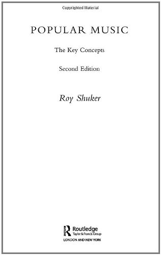Popular Music Culture: The Key Concepts (Routledge Key Guides)
