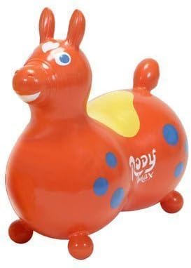 Gymnic / Rody Max Inflatable Hopping Horse, Orange by Ledraplastic SpA