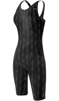 TYR Women's Fusion 2 Short John Swim Suit, Black, 34 -Inch