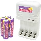 4 Station Aa/aaa Battery Charger