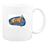 Mug with tree, nature, environment, cat, savannah, fauna, branch, serval, animal