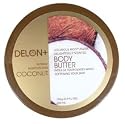 DELON Moisturizing Coconut Body Butter with Natural Extracts 6.9oz/196g