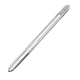 uxcell　転造タップ　テーパーとプラグメトリックタップ　高速度鋼　グレー　HSS　3フルート