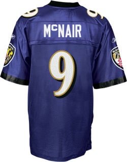 Steve McNair Baltimore Ravens Youth Purple NFL Equipment Replica Football Jersey By Reebok