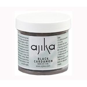 Ajika Cardamom Pods Black Chinese Indian Persian African Middle Eastern Spice by Ajika