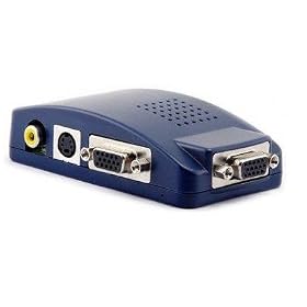 Lake PC to TV Converter Box compatible with Windows and Mac (VGA To RCA VGA To S-Video) by Lake Technologies