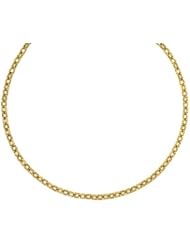 CleverEves 14Kt Yellow Gold Solid Link 5.7mm Bracelet