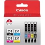 Canon CLI-251 - Black, Cyan, Magenta,...