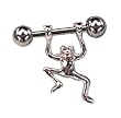 Hanging Frog Toad Frogs Barbell Body Jewelry Piercing