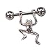 Hanging Frog Toad Frogs Barbell Body Jewelry Piercing
