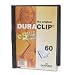 Durable Vinyl DuraClip Report Cover with Clip, Letter, Holds 60 Pages, Clear/Black (2214-BK)