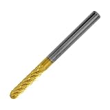 SK11(エスケー11) 軸径3mm チタンコート 超硬ロータリーバー 鉄工用 先丸円筒3.0X14mm STCB-5