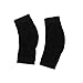 niceEshop(TM) Athletic Stretchy Warm Cotton Knee Sleeve Black Support Brace,2pcs