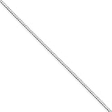 31uKV8MDQ1L. SL160  Sterling Silver 2.00mm Curb Rope Chain Necklace 2.1   6.9 Grams (Available in 7, 8, 9, 16, 18, 20, and 24 Inches Sizes)
