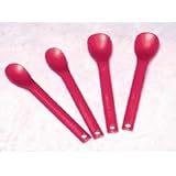 Maroon Spoons - Large, 1 1/4" bowl - Pack of 10