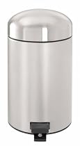 Brabantia Retro Pedal Bin, 3 litre, Matt Steel