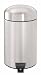 Brabantia Retro Pedal Bin, 3 litre, Matt Steel