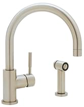 Hot Sale Blanco 440008 Meridian Single Lever Kitchen Faucet with Metal Side Spray, Satin Nickel