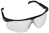 Tools & Hardware : AO Safety 13252 Maxim Adjustable Temple Mirror Lens Safety Glasses, Black Frame, Gray Lens