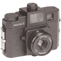 Lomography Holga 120CFN Medium Format Fixed Focus Camera with Lens and Built-in Flash with Color Filter Wheel