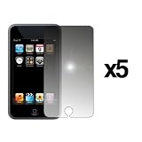 5 Pack of Premium Crystal Clear Anti-Glare Mirror Screen Protectors for Apple iPod Touch 2nd Gen / 3rd Gen [EMPIRE Packaging]