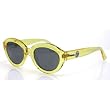 VERSUS Transparent Yellow Sunglasses with Smoke Colored Lenses. Model: E34-413