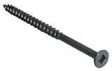 #8 Flat Head Square Drive Standard Screws 3 (Bag of 100) Black