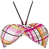 Roxy Plaid Paradise Seaside Bandeau Bikini Top - Women's